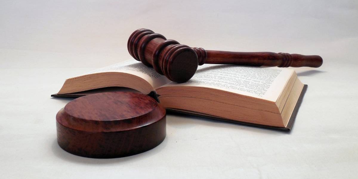 judge's gavel and block on a book
