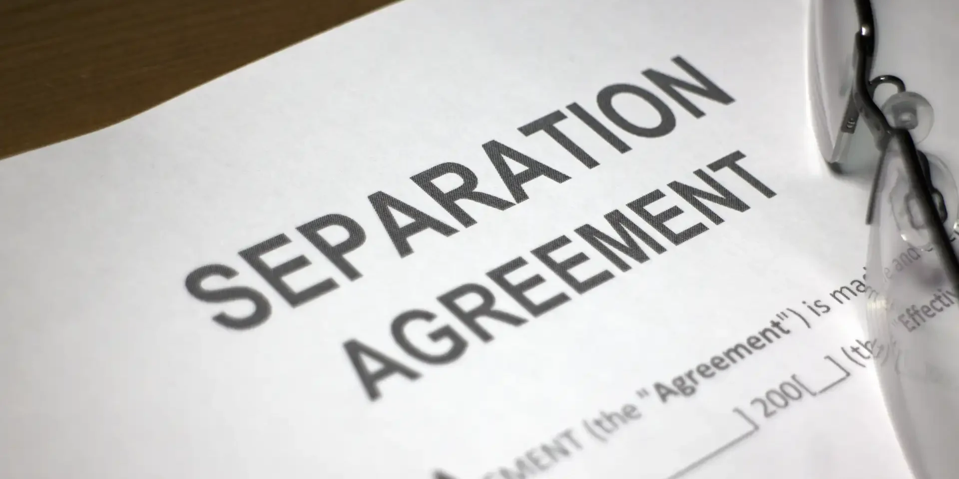 separation agreement