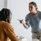 Canada couple arguing in the morning