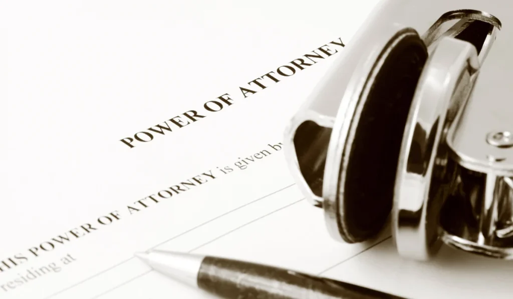 power of attorney document